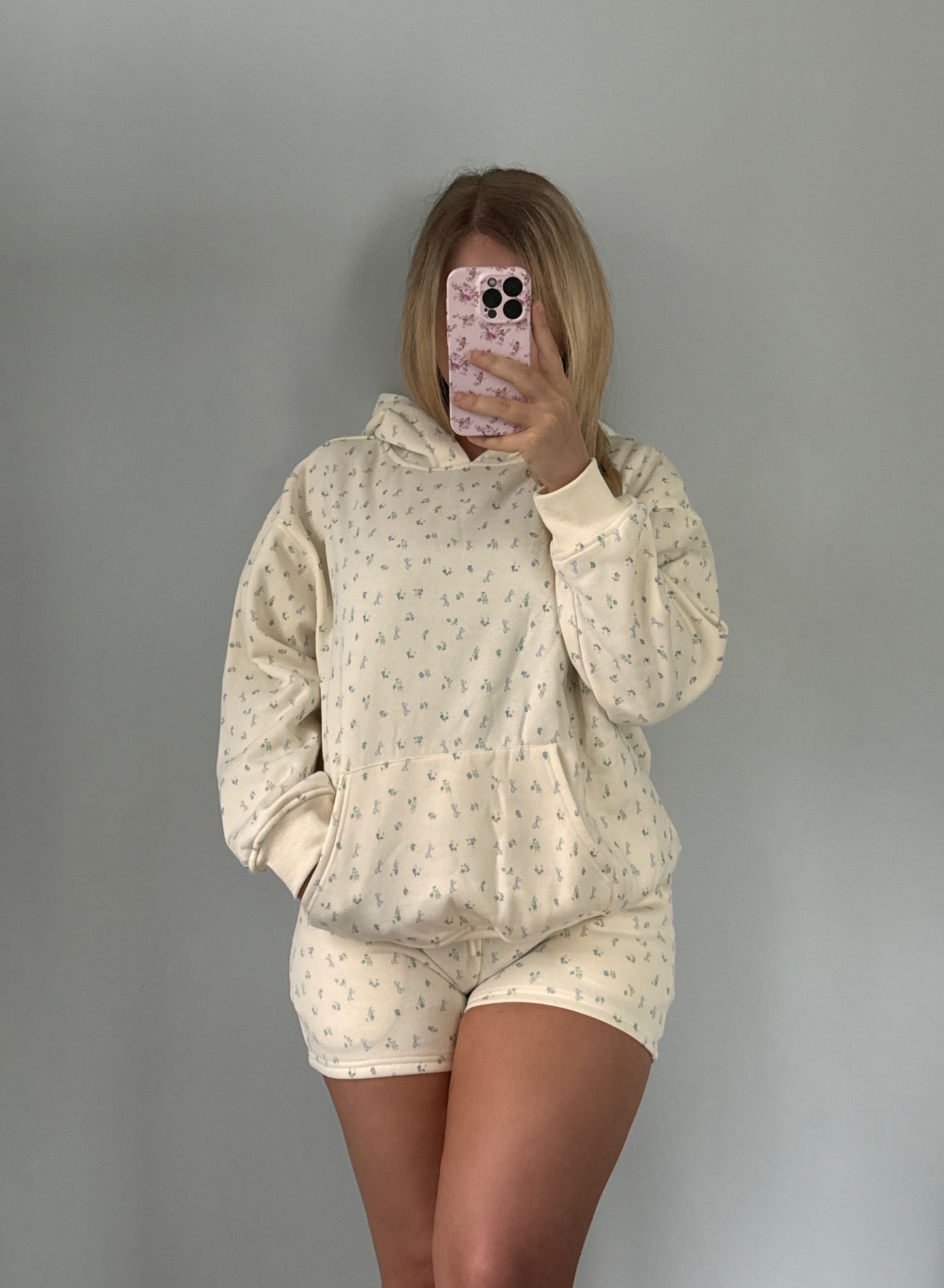 Floral Bows Hoodie