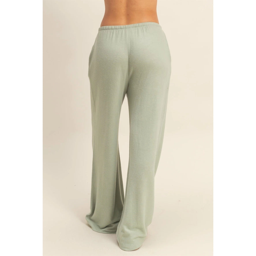 Late Checkout Relaxed Wide Leg Pants
