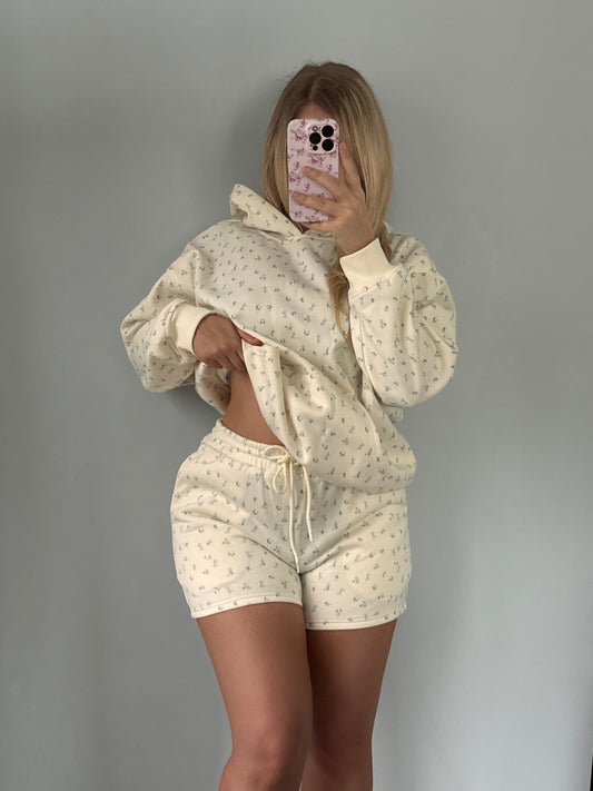 Floral Bows Sweat Shorts