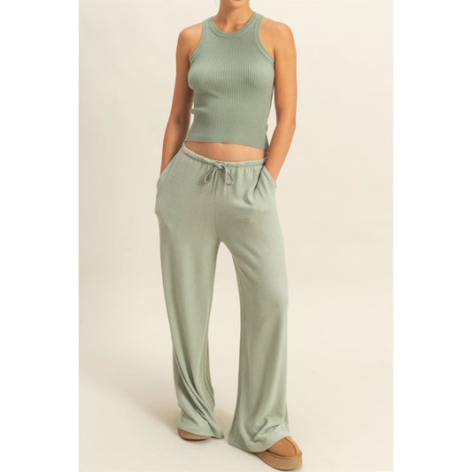 Late Checkout Relaxed Wide Leg Pants
