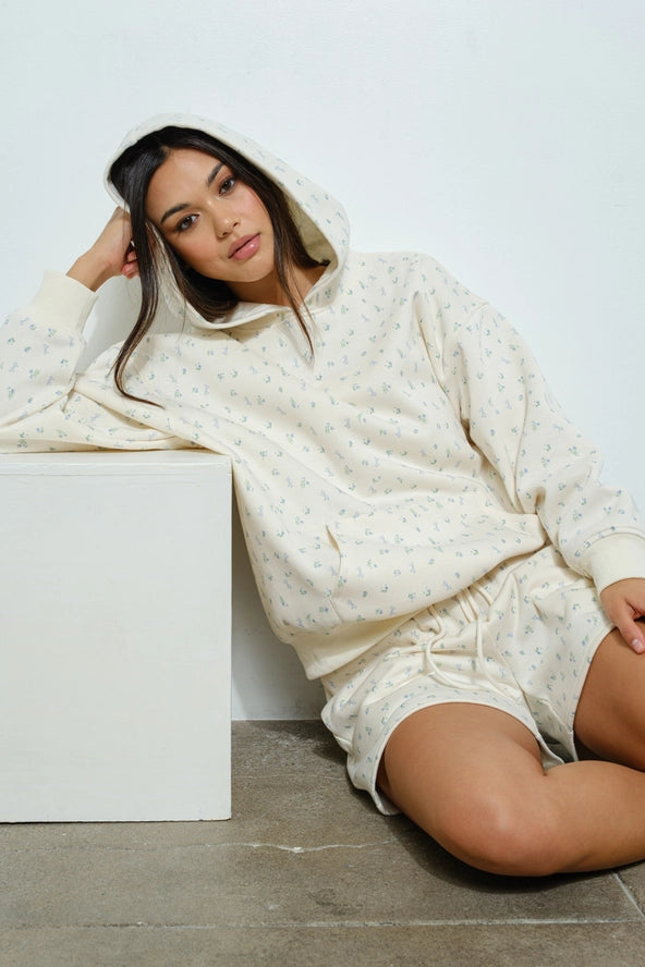Floral Bows Hoodie